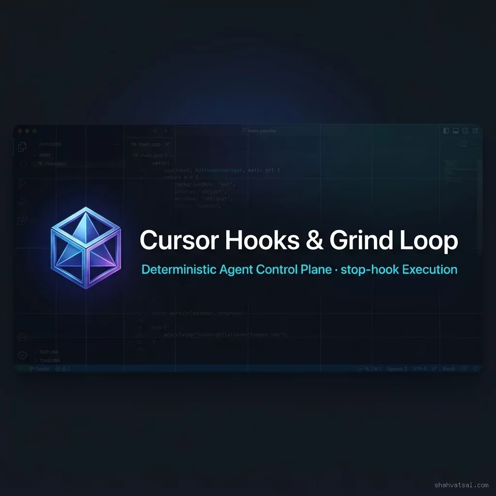 Cursor Hooks and Grind Loop: Building a Deterministic Agent Control Plane