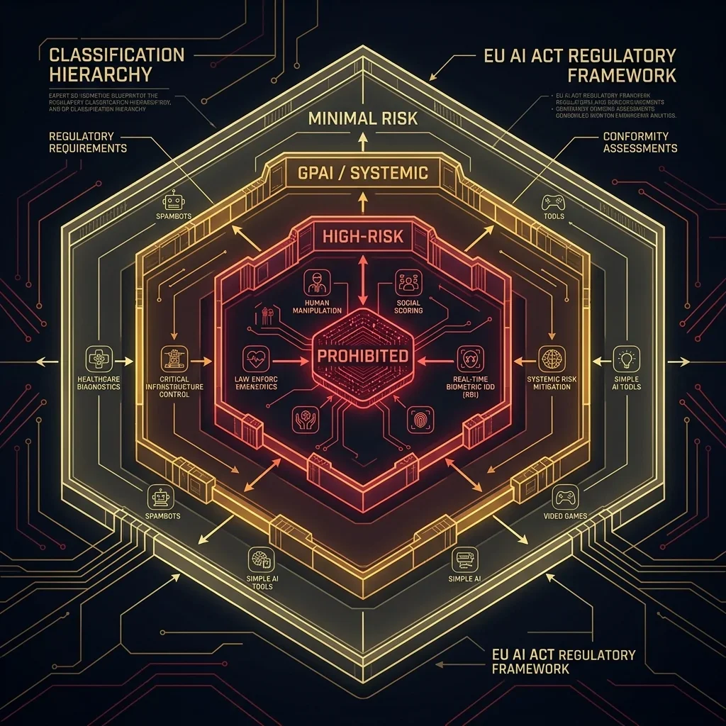 EU AI Act Risk Classification Hierarchy — Vatsal Shah — 2026
