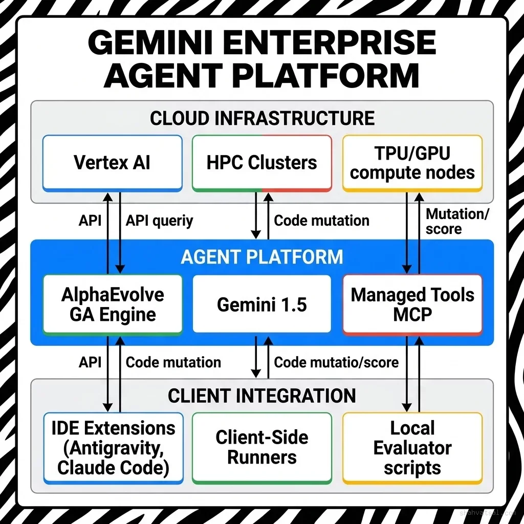Gemini Enterprise Agent Platform Placement — AlphaEvolve GCP Integration Architecture