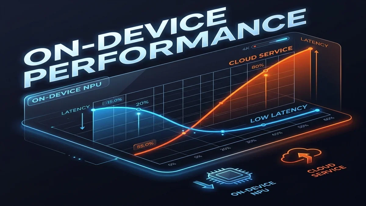 On-Device NPU Performance vs Cloud Latency Curves — Google Blog — 2026