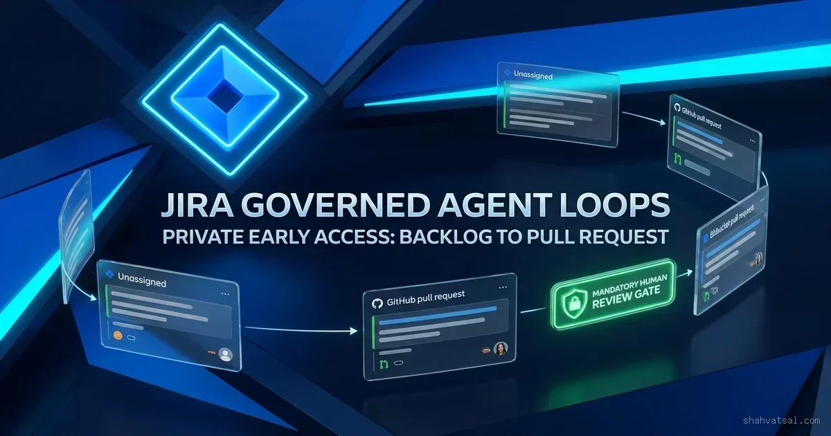 Jira Governed Agent Loops Enter Private Early Access: Automated Backlog-to-PR Workflows with Human Review Gates