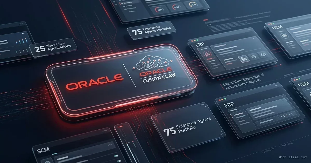 Oracle Introduces Fusion Claw: Governed Agentic Runtime and 25 New Enterprise Applications