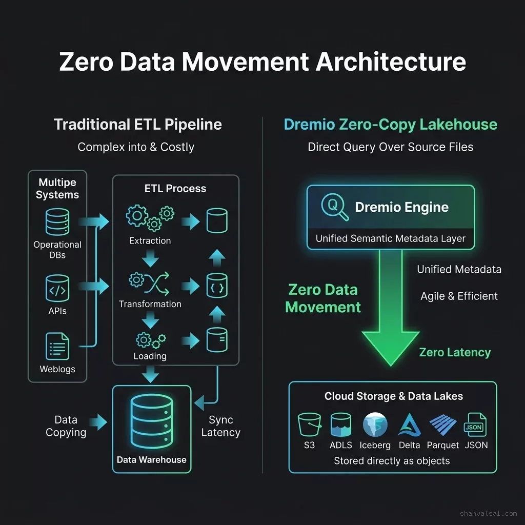 Zero Data Movement Architecture Comparison Matrix