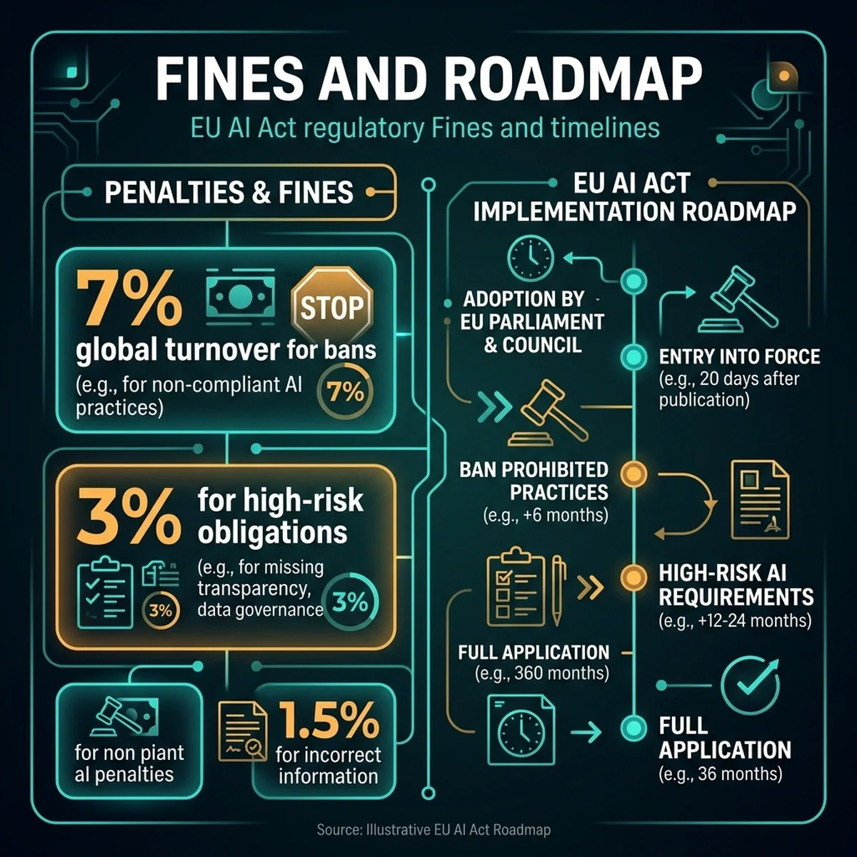 Regulatory Roadmap: 2026-2027 timeline milestones mapping GPAI enforcement and fine structures. Regulatory Roadmap: 2026-2027 timeline milestones mapping GPAI enforcement and fine structures.