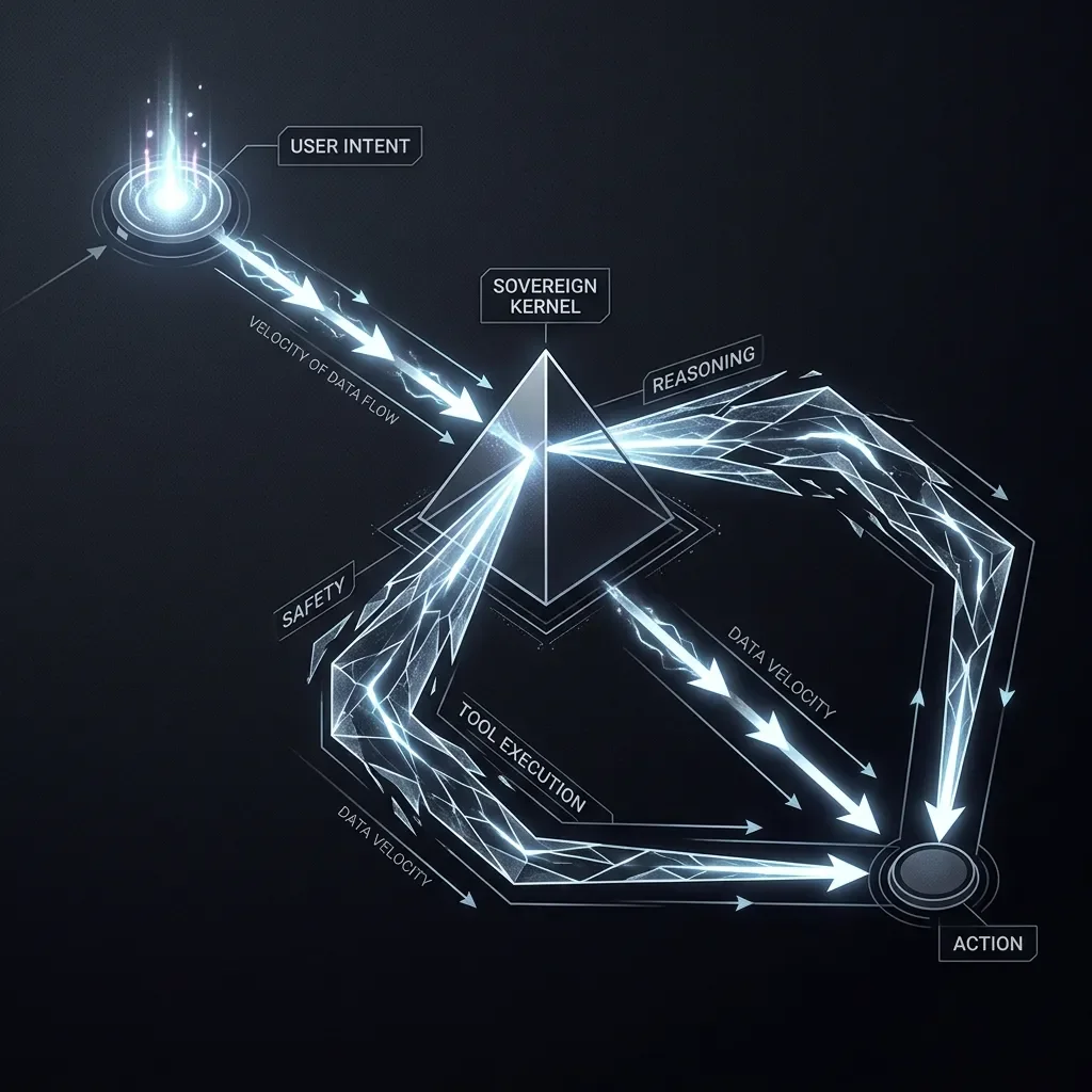 Sovereign Request Path — Isometric Sequence Blueprint