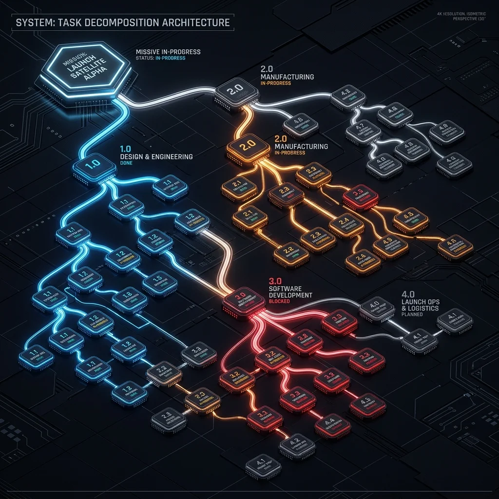 Agentic OS Task Decomposition — Isometric DAG Planning Blueprint
