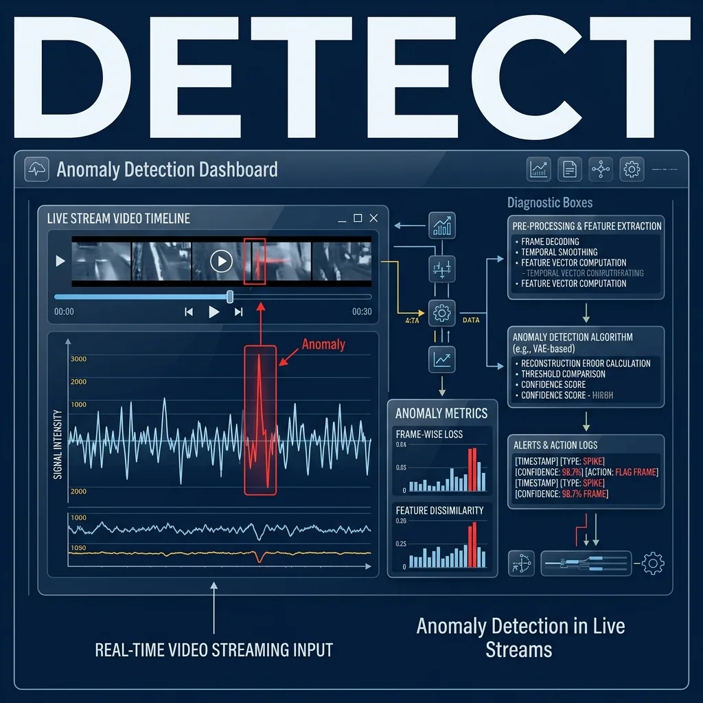 DETECT Engine — Identifying sub-threshold anomalies through multimodal correlation. Technical Diagram: Anomaly detection in live customer streams