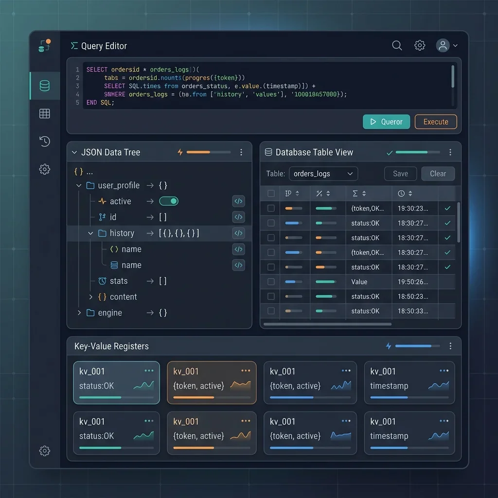 Database State Query Console UI