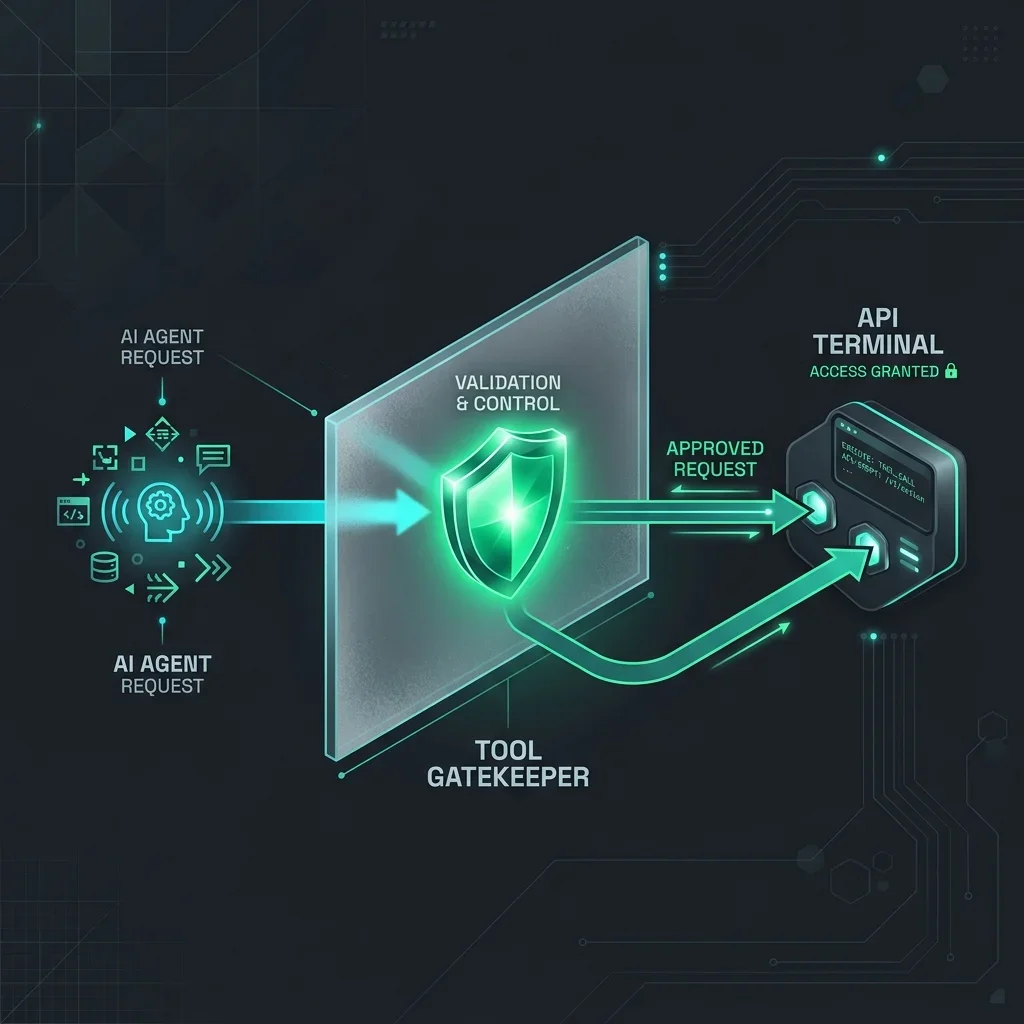 Operational Flow: Recursive Permissioned Autonomy Cycle. Note the deterministic 'GUARDRAIL' gate that forces a hard interrupt to 'HUMAN VERIFICATION' for high-stakes tool execution. Permissioned Autonomy Flow