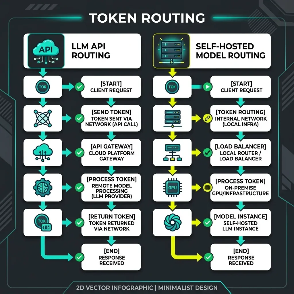 Query Triage and Token Routing Paths Flowchart